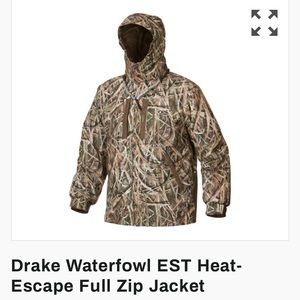 Drake Waterfowl EST Heat-Escape Full Zip Jacket